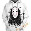 No Face Susuwatari All Over Print Zip Up Hoodie Men