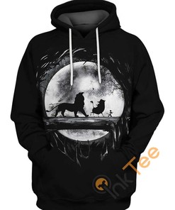 No Trouble The Lion King 3D Hoodie For Men