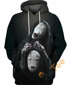 No-Face Custom All Over Print Hoodie Printful