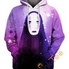 No-Face Watercolor Personalized All Over Print 3D Hoodie