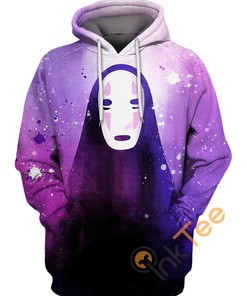 No-Face Watercolor Personalized All Over Print 3D Hoodie