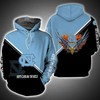North Carolina Tar Heels Fire Eagle 3D Hoodie Perfect Ncaa Basketball Gifts 