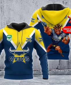North Queensland Cowboys Custom All Over Print 3D Hoodie - Nrl Fans' Choice