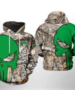 North Texas Mean Green Ncaa Camo Veteran Hunting 3D Printed Hoodie/Zipper Hoodie - Gifts For Fans