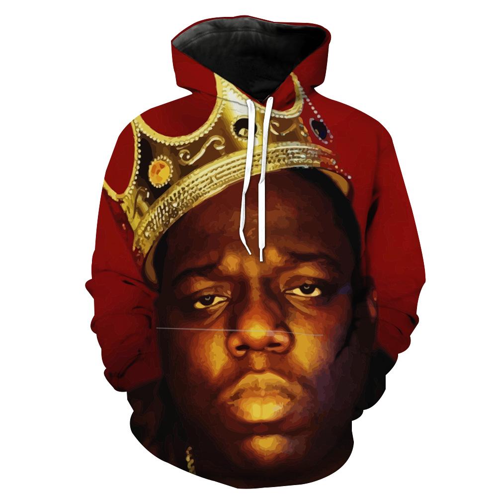 Notorious Big King Biggie Smalls Hoodie 3D Graphic Full Print
