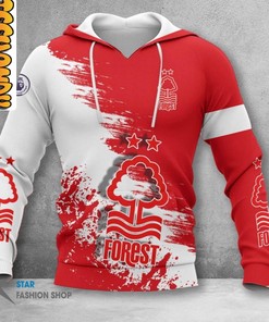 Nottingham Forest Fc Custom 3D Hoodie Full Size