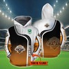 Nrl 3D All Over Print Hoodie With Personalized Name And Zip Hoodie Option 