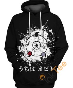 Obito Uchiha Kamui 3D Hoodie For Men Graphic