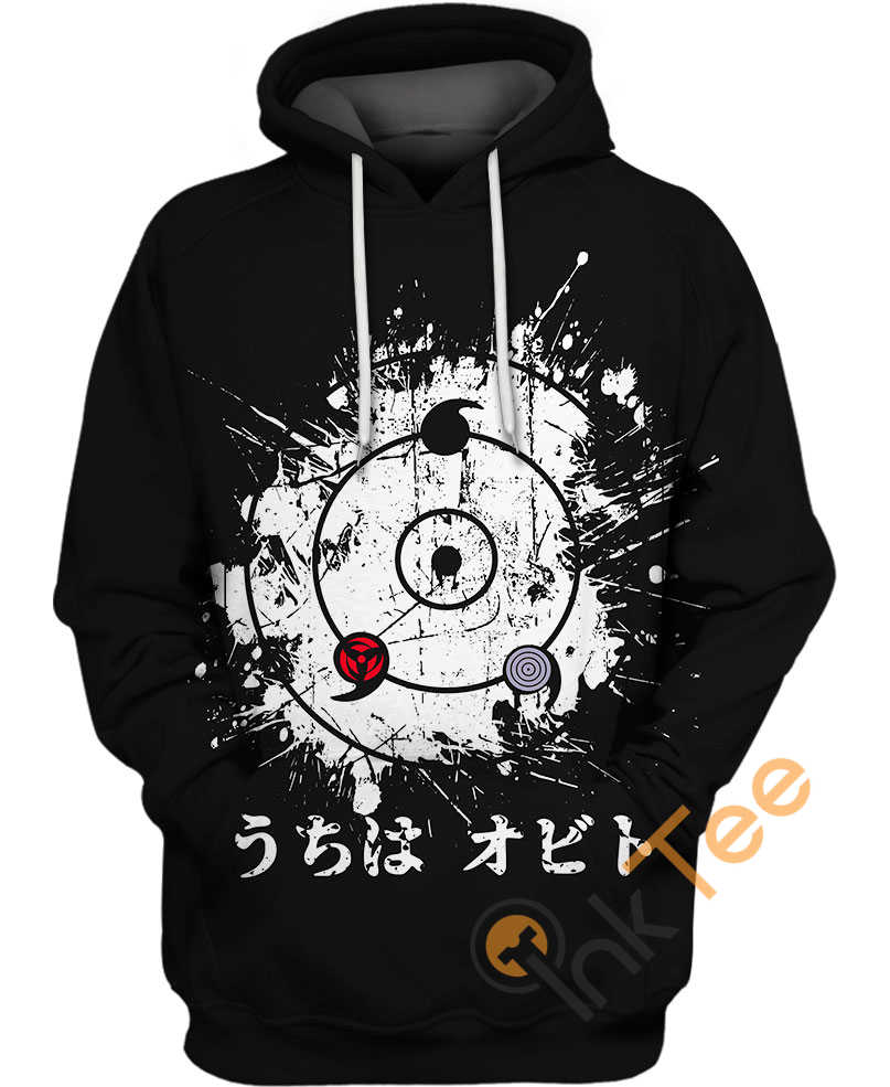 Obito Uchiha Kamui 3D Hoodie For Men Graphic
