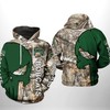 Ohio Bobcats Camo Veteran 3D Print Hoodie - Hunting Sports Fan Apparel