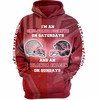 Ohio State Buckeyes And Atlanta Falcons 3D Hoodie For Game Day Fans