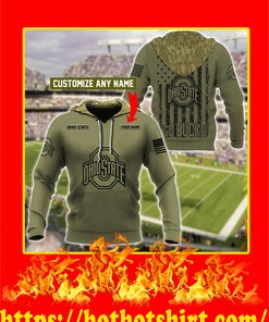 Ohio State Buckeyes Customize Custom Name 3D Hoodie - Men'S Personalized 3D Hoodie