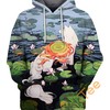 Okami Amaterasu Custom All Over Print 3D Hoodie, 3D Hoodies With Zippers
