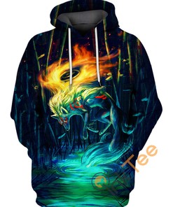 Okami Wolf 3D Hoodie For Men Graphic