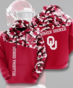Oklahoma Sooners Armor Thunder 3D Hoodie, Perfect Ncaa Gift For Men