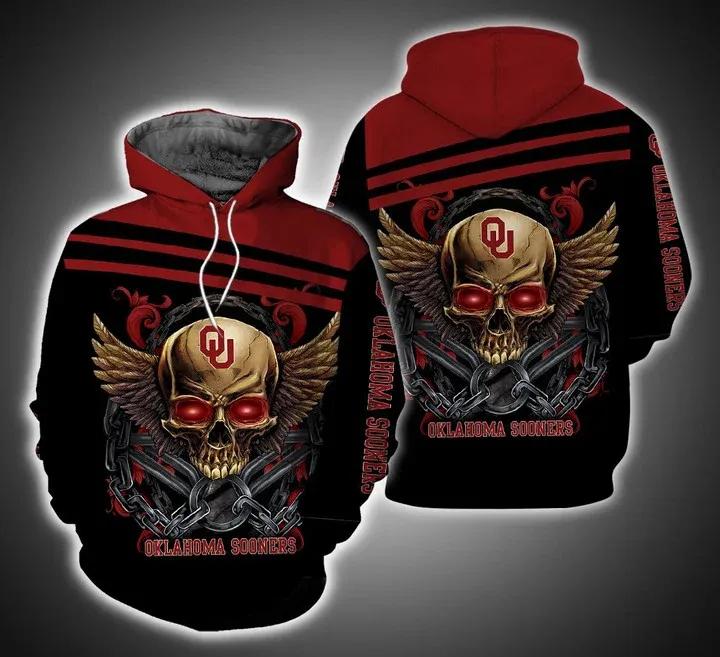 Oklahoma Sooners Camo For Fan 3D Hoodie, Great Gift For Him
