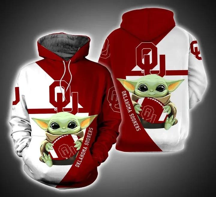 Oklahoma Sooners Camouflage Pattern 3D Hoodie, Ideal Gift For Him