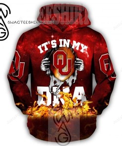 Oklahoma Sooners Fan Gift: Jack Skellington And Zero All Over Print 3D Hoodie
