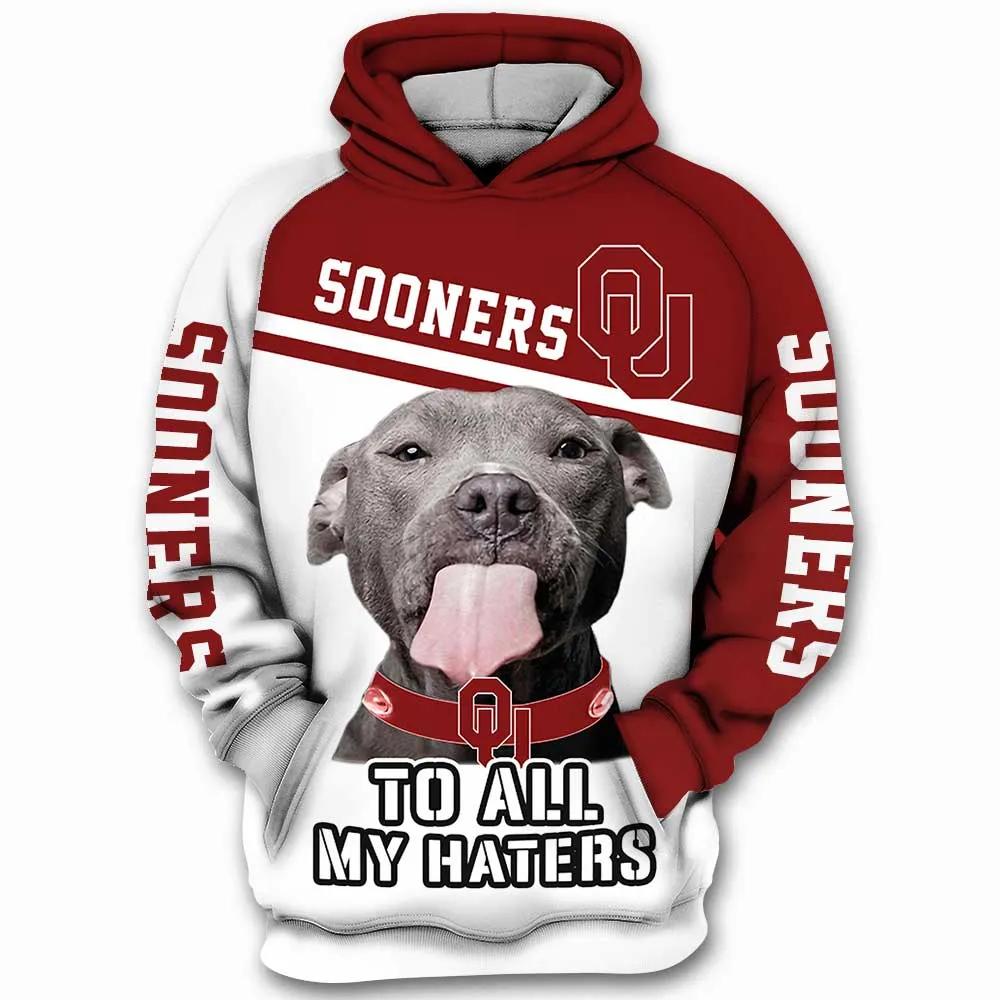 Oklahoma Sooners Flag American Camo Veteran 3D Hoodie, Perfect Gift For Her