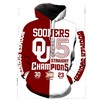 Oklahoma Sooners Many Logo 3D Hoodie, Unique Gift For Him 