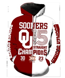 Oklahoma Sooners Many Logo 3D Hoodie, Unique Gift For Him