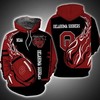 Oklahoma Sooners Ncaa Football Gift: Skull For Fan 3D Hoodie 