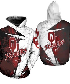 Oklahoma Sooners Skull Raiders 3D Hoodie, Perfect Ncaa Fan Gift