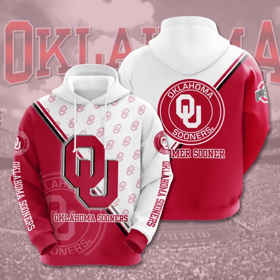 Oklahoma Sooners Unique Gift: Skull Death 3D Hoodie With All Over Print