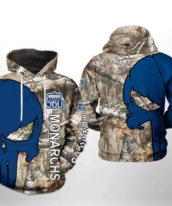 Old Dominion Monarchs Ncaa Camo Hunting 3D Printed Hoodie