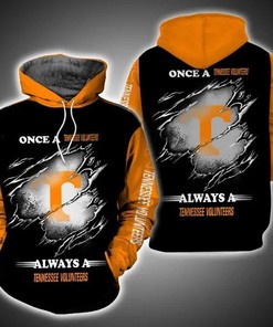 Once A Volunteer Always A Volunteer 3D Hoodie - Tennessee Volunteers Gifts For Her