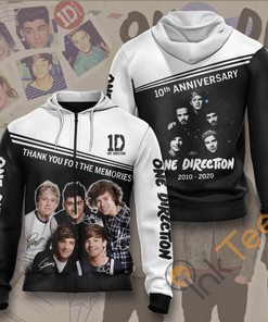 One Direction Sporty All Over Print 3D Hoodie For Fans