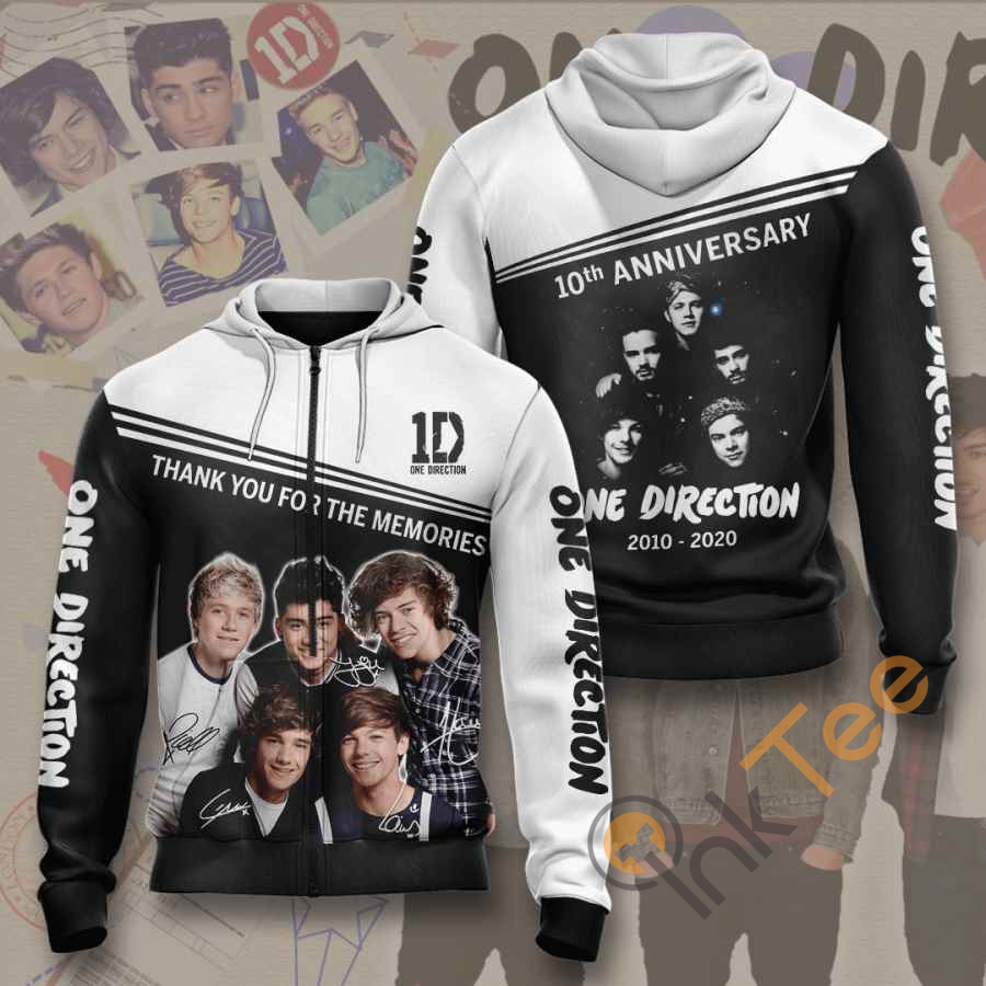 One Direction Sporty All Over Print 3D Hoodie For Fans