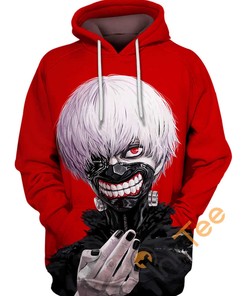 One Eyed Ghoul Mask 3D Hoodie With All Over Print
