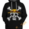 One Piece Skull Custom All Over Print 3D Hoodie