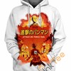 One Punch Man And Attack On Titan Mashup All Over Print 3D Hoodie