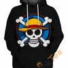 One Skull All Over Print Hoodie Printful