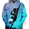 Oozora Tsubasa All Over Print Zip Up Hoodie Men