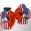 Oregon State Beavers Us Flag All Over Print 3D Hoodie/Zip-Up Hoodie - Ncaa Fans