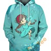 Orphan Farm Girl All Over Print Zip Up Hoodie Men