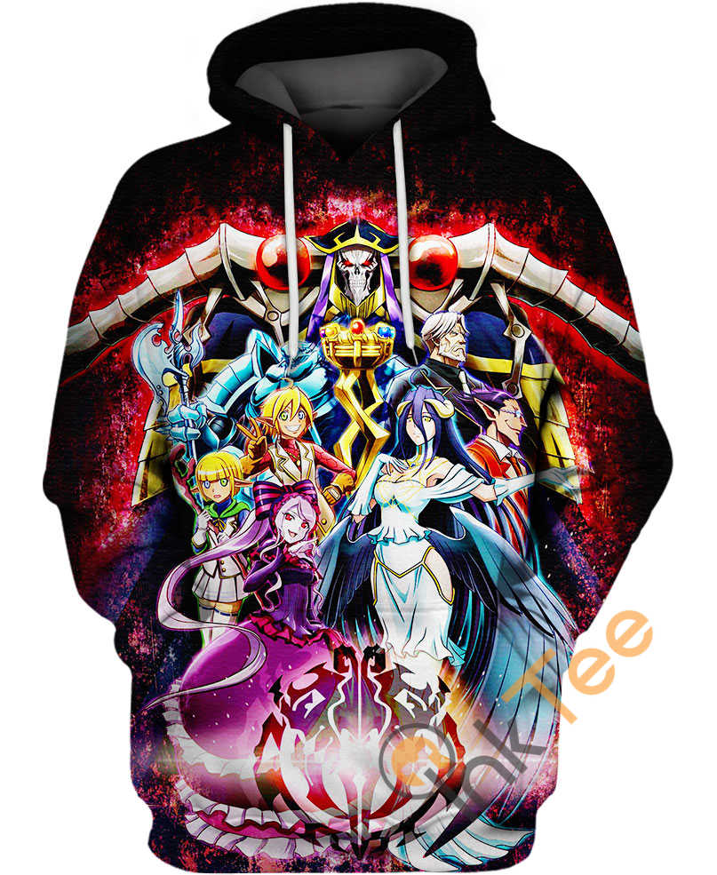 Overlord Anime Characters Custom All Over Print 3D Hoodie