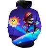 Paper Mario Video Game Custom 3D Hoodie