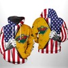 Pay Tribute To The Nation With Minnesota Wild Nhl Us Flag 3D All Over Print Zip Up Hoodie