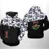 Pay Tribute To The Veterans With Minnesota Wild Nhl Camo Veteran 3D All Over Print Zip Up Hoodie