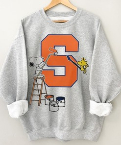 Peanuts Snoopy and Woodstock Syracuse Orange Shirt - Unique Gift for Syracuse Basketball Fans