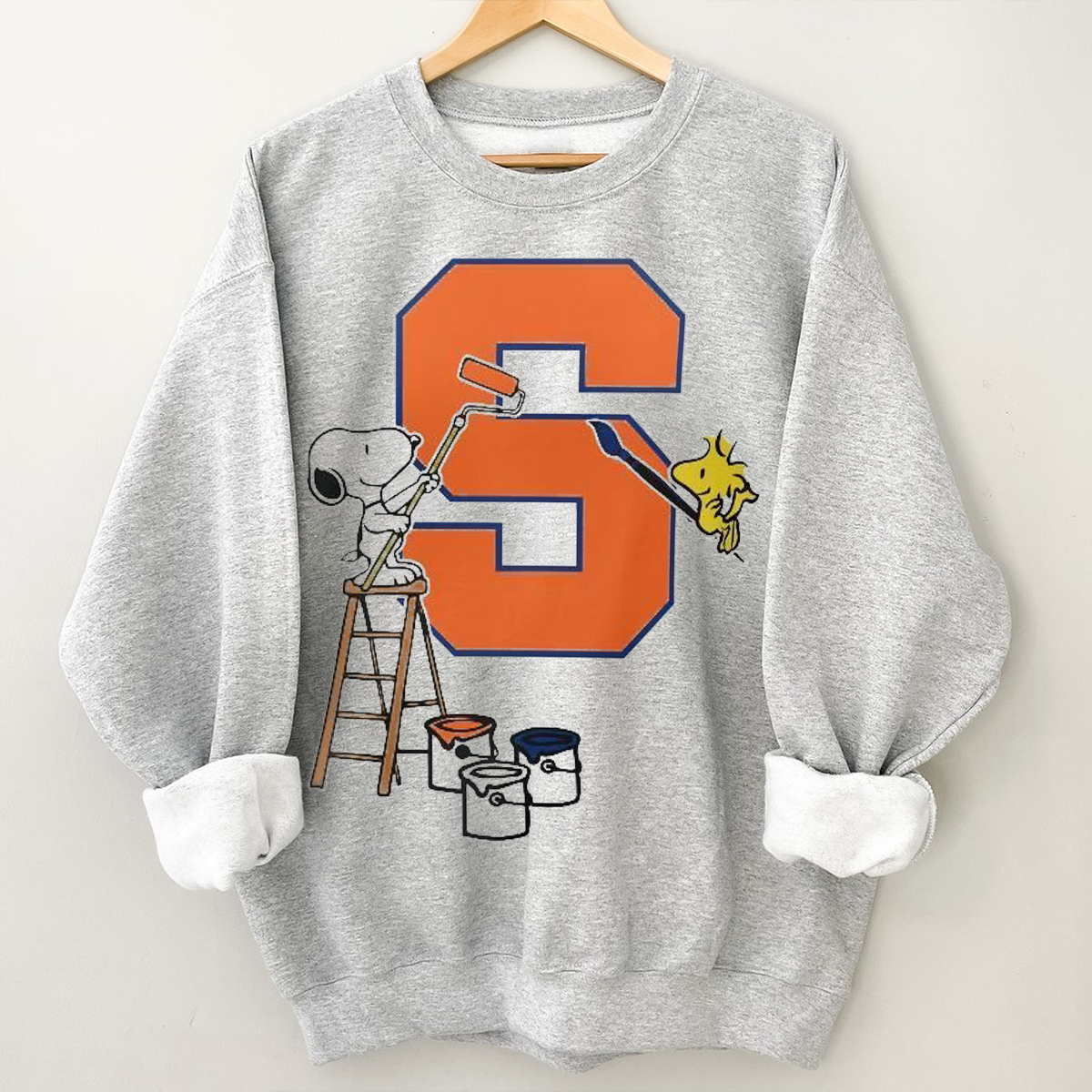 Peanuts Snoopy and Woodstock Syracuse Orange Shirt - Unique Gift for Syracuse Basketball Fans