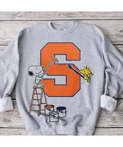 Peanuts Snoopy and Woodstock Syracuse Orange Shirt - Unique Gift for Syracuse Basketball Fans