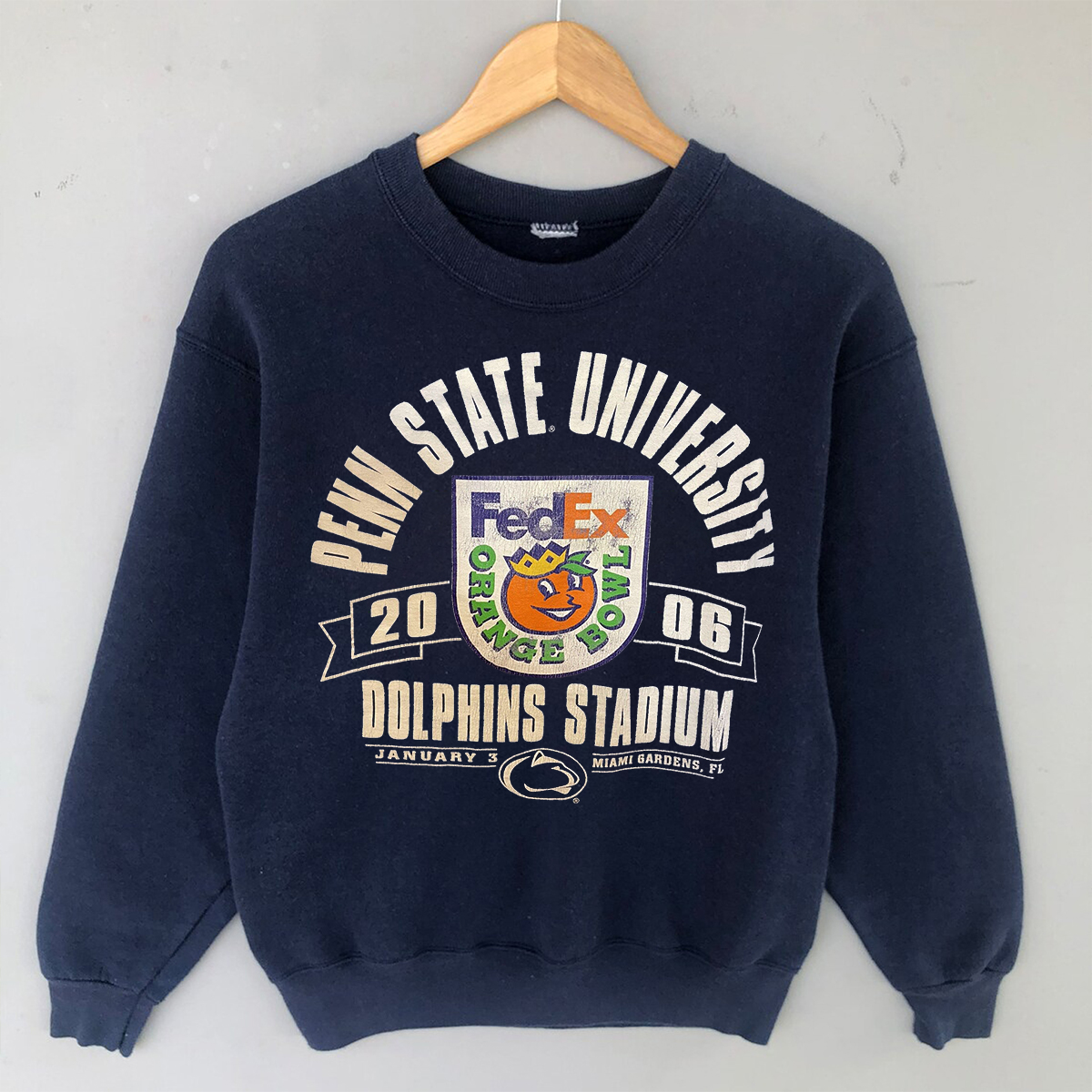 Penn State 2006 Fed Ex Orange Bowl Tee - Vintage Shirts