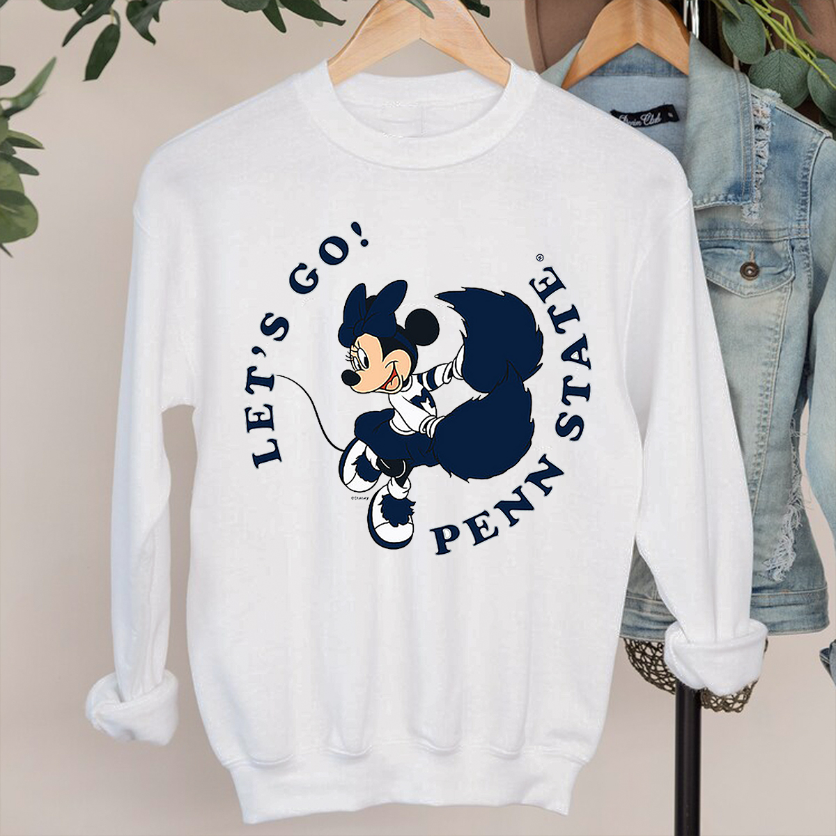 Penn State Disney Minnie Mouse Cheer Tee - Vintage Shirts