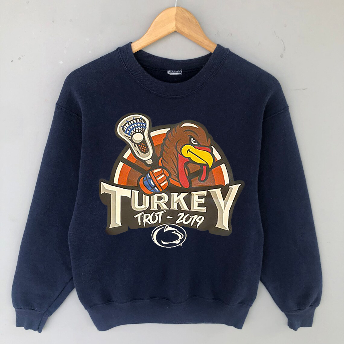 Penn State Men's Lacrosse Team Issued Thanksgiving Football Game Tee - Sport Shirts for Men