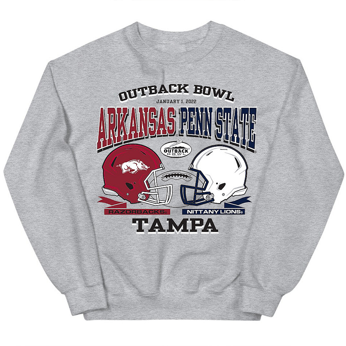 Penn State Nittany Lions 2021 Outback Bowl Dueling Tee - Vintage Shirts